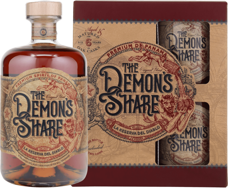 The Demon's Share 6 Years Old in GP inkl. 2 Blechdosen - La Compania del Diablo