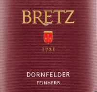 プレビュー: Dornfelder feinherb 1,0 l - Bretz
