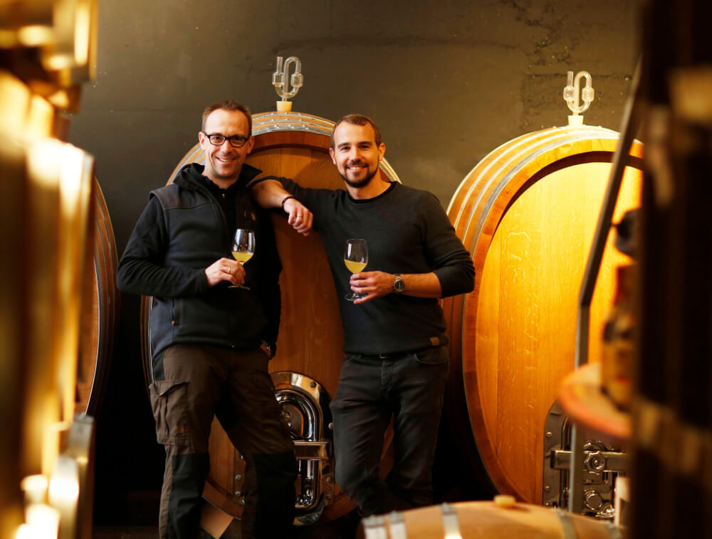 ワイナリー アルディンガーのハンスヨルクとマティアス・アルディンガー