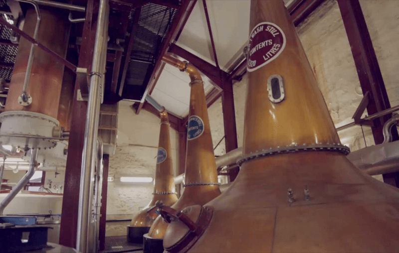 蒸溜所内の様子