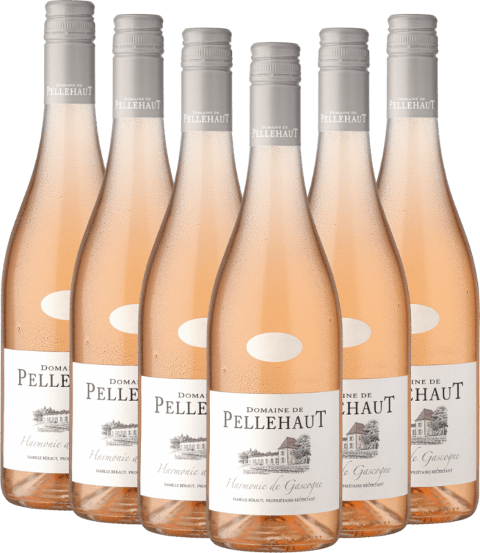 6er Vorteils-Weinpaket - Harmonie de Gascogne Rosé - Domaine de Pellehaut