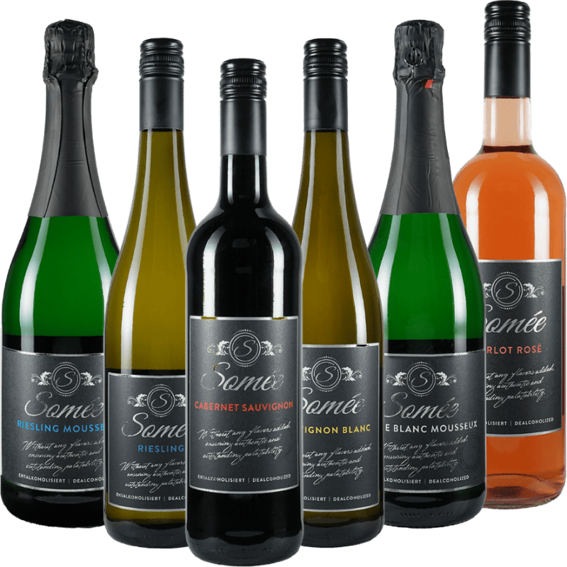 ソミーと楽しむノンアルコールワイン ─ ワイン生産者厳選6本セット
