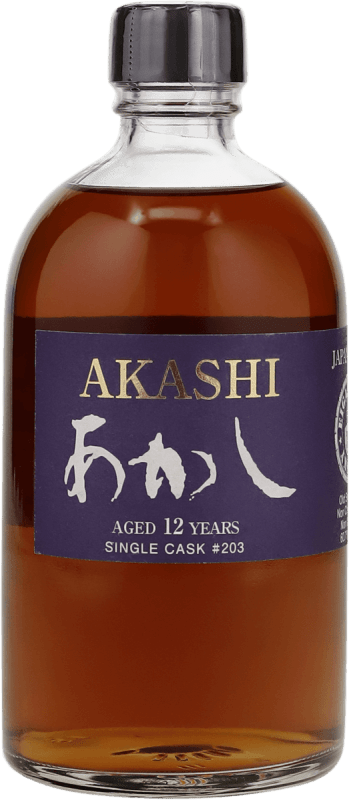 Akashi 12 Years Old Single Cask No. 203 Sherry Oloroso Butt 0,5l in GP - Eigashima