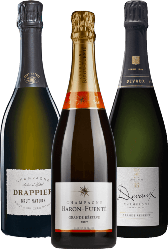 きらめく瞬間、スパークリングシャンパンと共に - 3回分のお試しパッケージ