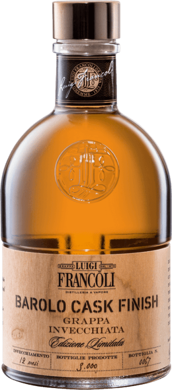Grappa Barolo Cask Finish 0,5l - Luigi Francoli