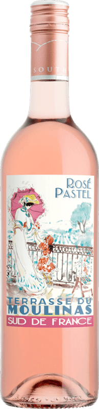 Terrasse Du Moulinas Rosé Pastel Pays d'Oc IGP 1,0 l - Domaine Paul Mas