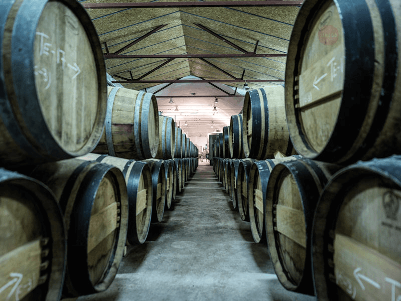 クリアンサワイン用の樽