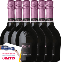 プレビュー: 6本の特別ワインパッケージ - Motivo Rosé extra dry - Borgo Molino