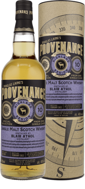 Blair Athol 10 Years Old Provenance Sherry Cask - Douglas Laing