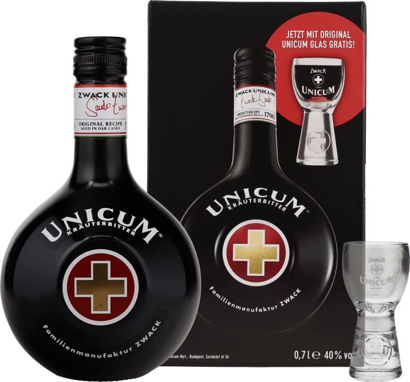 Kräuterlikör in GP inkl. 1x Glas - Unicum