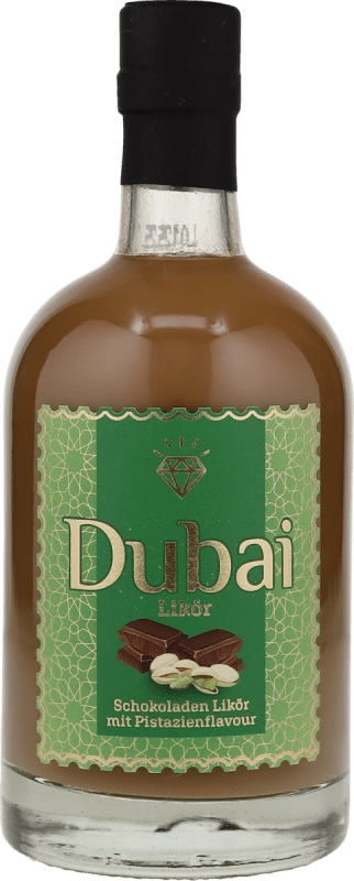 Dubai Schokoladenlikör mit Pistazienflavour 0,5 l - Destillerie Deheck
