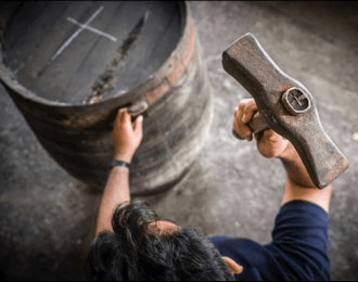 ルスタウにおける樽の製造