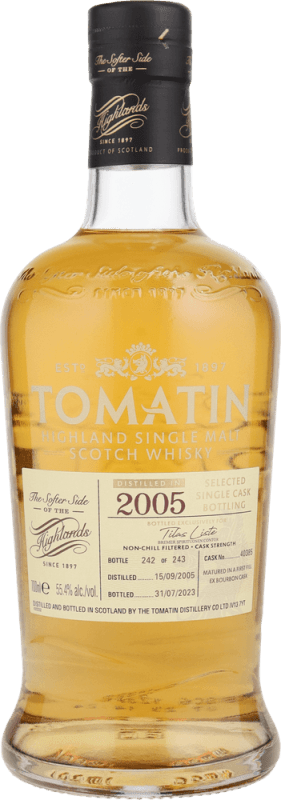 2005 Ex Bourbon Cask Highland Single Malt Scotch - Tomatin