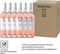 プレビュー: 6er Vorteils-Weinpaket - 12 e Mezzo Rosato - Varvaglione