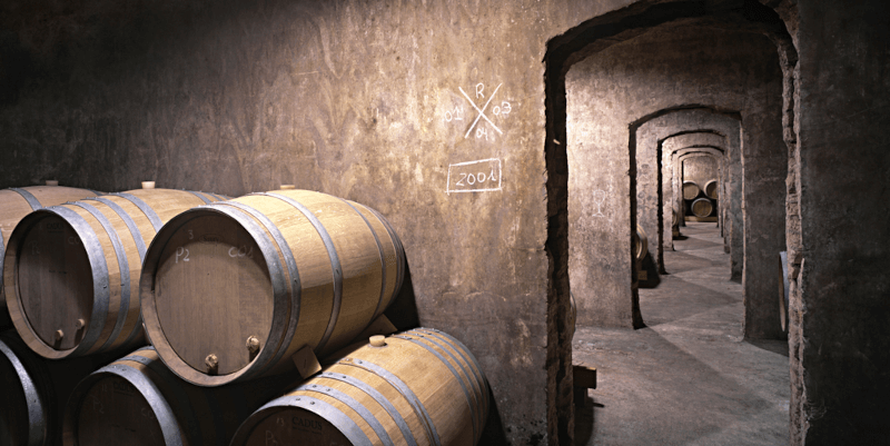 Cims de Porreraのセラーにて