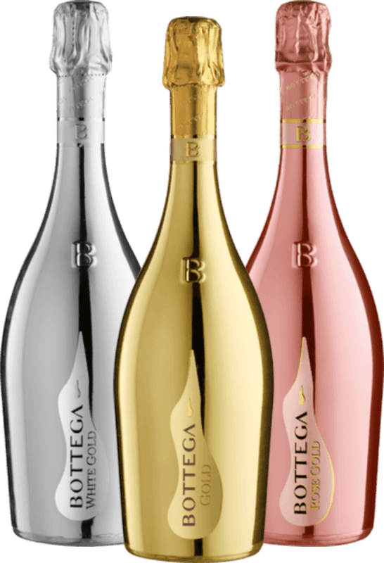 3er Kennenlern-Paket - White Gold Rosé Prosecco Spumante - Bottega