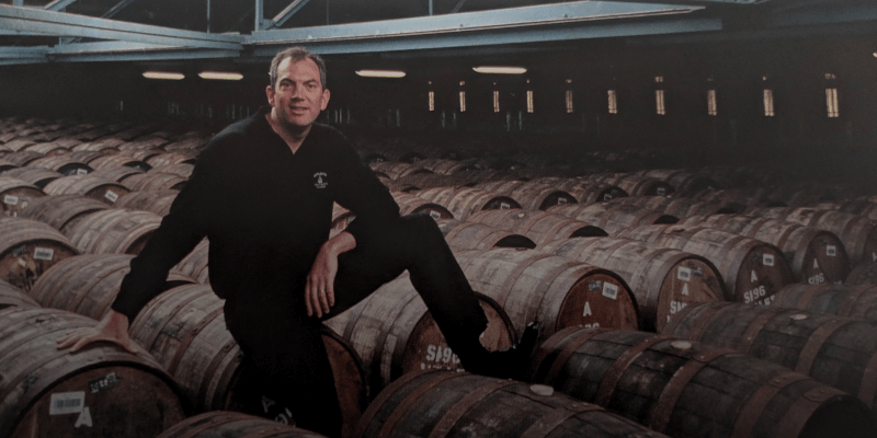 ブッシュミルズの倉庫にて