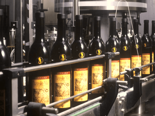 Pazo Do Marワインのボトル詰め