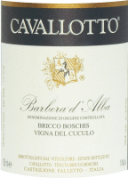 プレビュー: Bricco Boschis Vigna del Cuculo Barbera d'Alba DOC - Cavallotto