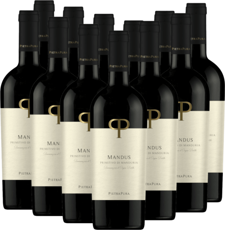 12er Vorteils-Weinpaket - Mandus Primitivo di Manduria DOC - Pietra Pura