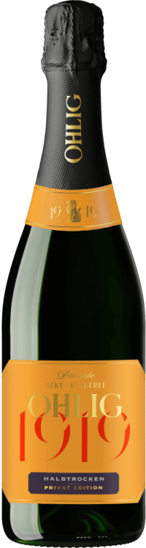 Ohlig Privat Weiß halbtrocken - Sektkellerei Ohlig