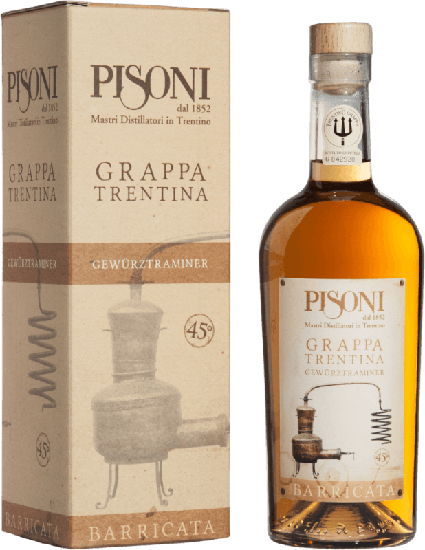 Grappa Trentina Gewürztraminer Barricata - Cantina Distilleria Pisoni
