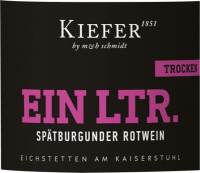 プレビュー: Spätburgunder trocken 1,0 l - Weingut Kiefer