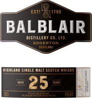 プレビュー: 25 Years Old Whisky - Balblair Distillery