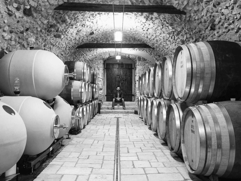 デ・ヴェスコヴィ・ウルツバッハ・ワインセラー