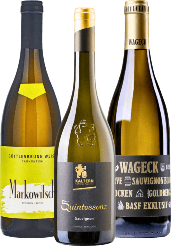素晴らしいヨーロッパ産白ワイン – 3種類のエクスクルーシブ試飲セット