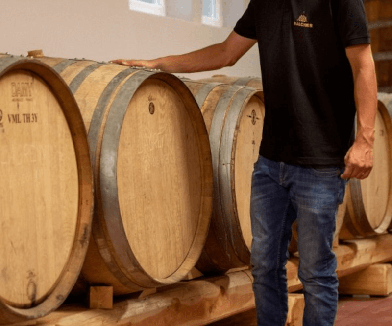 製造後のウォッチャー樽熟成 製造後のウォッチャー樽熟成