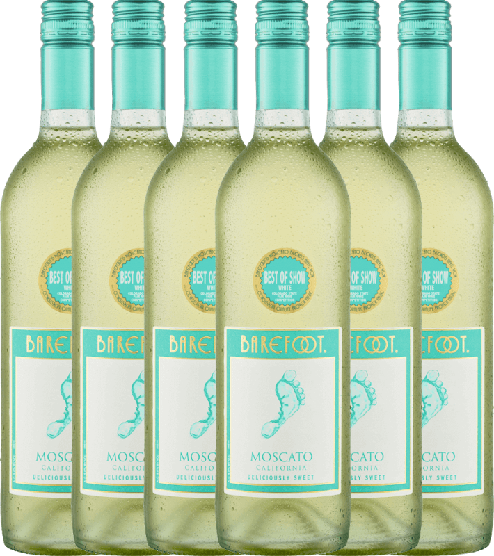 6er Vorteils-Weinpaket - Moscato - Barefoot