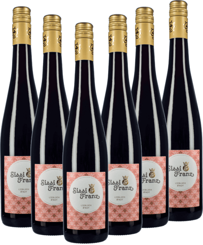 6x Vorteils-Weinpaket Sissi & Franz liebliches Rot - Weingut Hammel