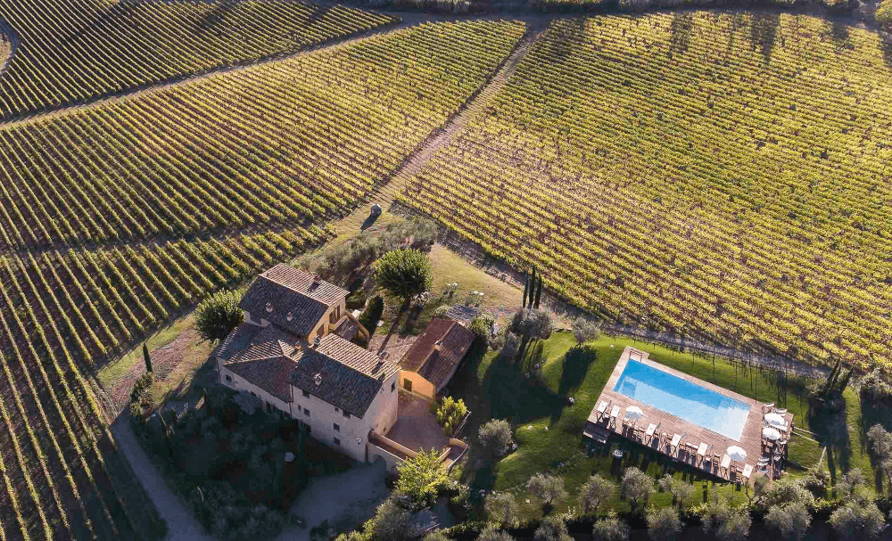 バウエンハウスを宿に改装した「イ・ヴェローニ」。