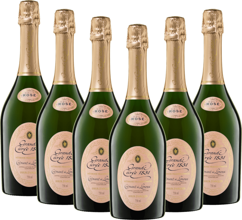6er Vorteilspaket - Aimery Grande Cuvée 1531 Rosé Crémant Brut - Sieur d'Arques