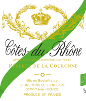 プレビュー: Côtes du Rhône Reserve de La Couronne Organic - Vignerons de l'Enclave