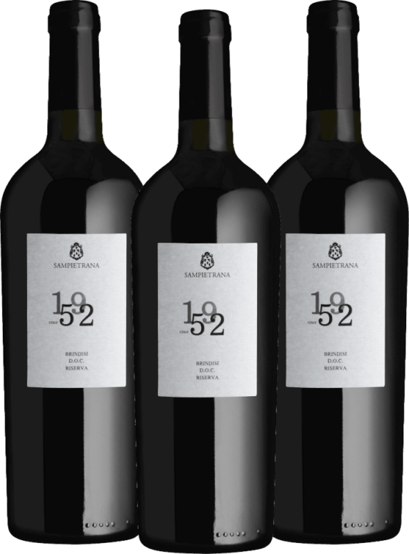 3er Vorteilspaket - Since 1952 Brindisi Riserva DOC - Cantina Sampietrana