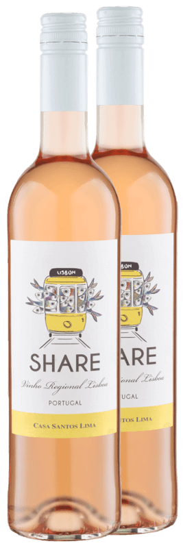 2x Vorteils-Weinpaket Share Rosato - Casa Santos Lima