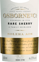 プレビュー: Rare Sherry Solera AOS 0,5 l - Osborne