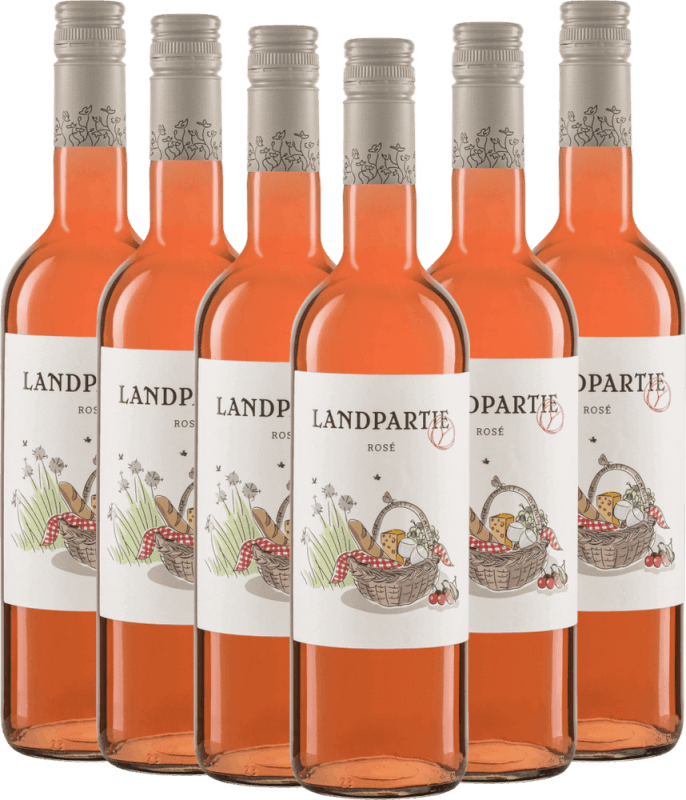 6er Vorteils-Weinpaket - Landpartie Rosé - Peter Riegel Weinimport