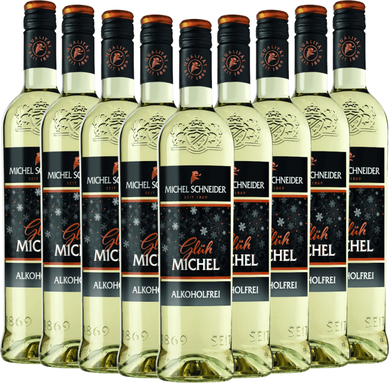 9x Vorteils-Weinpaket Glüh Michel alkoholfrei weiß - Michel Schneider