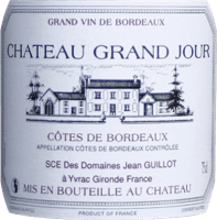 プレビュー: Côtes de Bordeaux AOC - Château Grand Jour