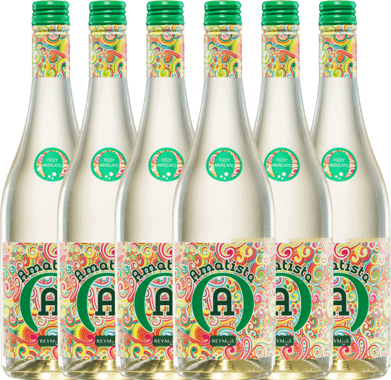 6er Vorteils-Weinpaket - Amatista Moscato Blanco Frizzante - Anecoop