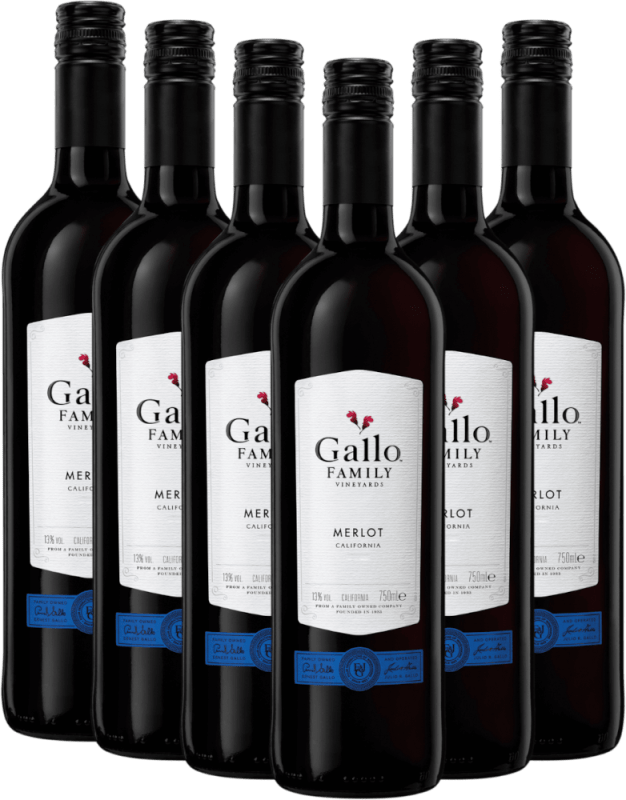 6er Vorteils-Weinpaket - Merlot - Gallo Family