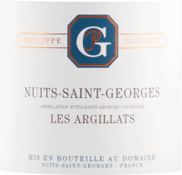 プレビュー: Nuits-Saint-Georges les Argillats Rouge - Domaine Gavignet
