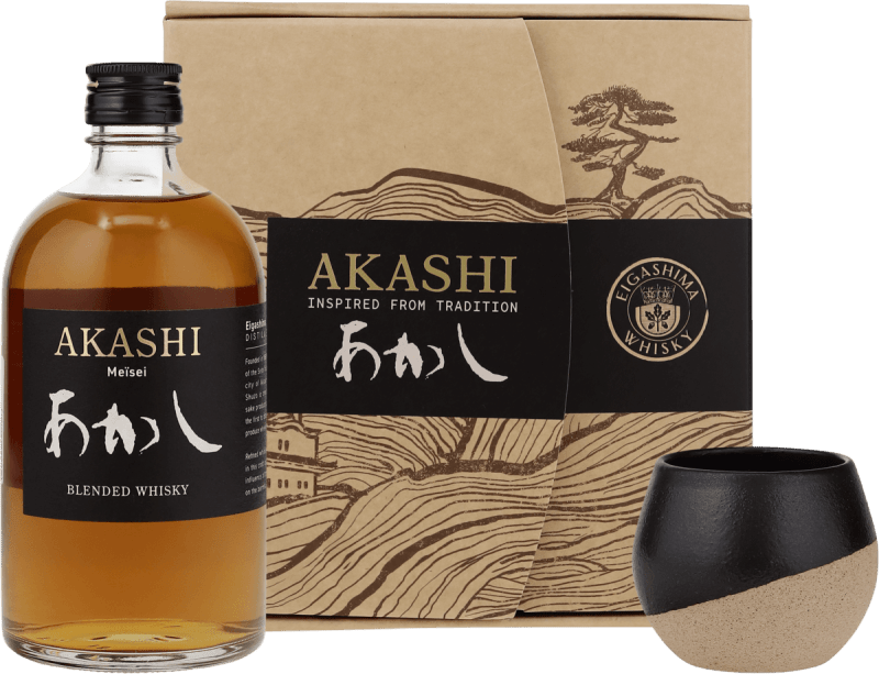 Akashi Meisei Japanese Blended Whisky 0,5l - Eigashima