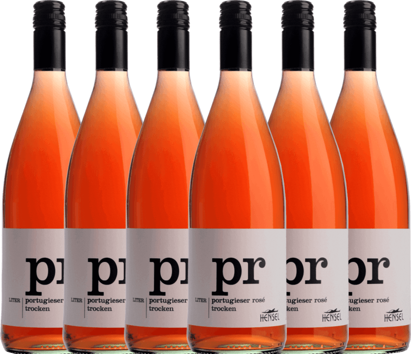 6er Vorteilspaket Portugieser Rosé trocken 1,0 l 2021 - Thomas Hensel