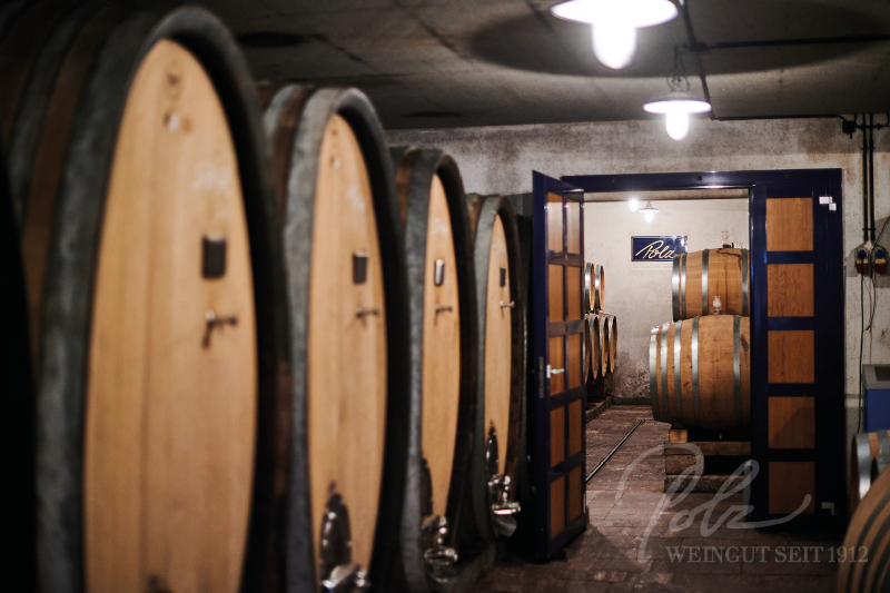 ポルツワイナリーの樽