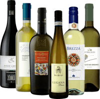 イタリア産白ワインのベストセラー - 6倍テイスティングパッケージ
