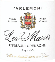 プレビュー: Les Mariés Cinsault Grenache Rosé - Parlemont